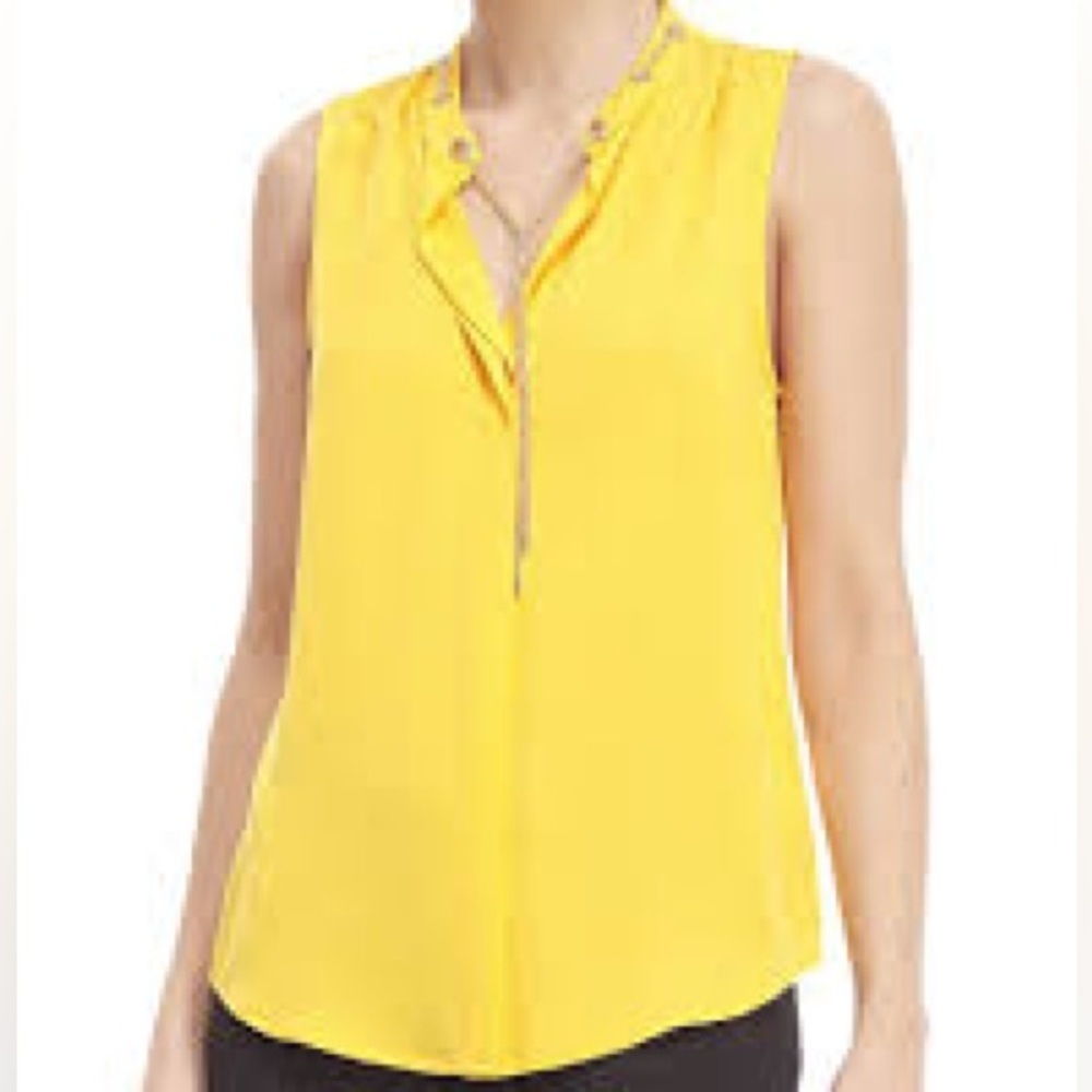 Michael Kors Yellow Blouse Size 6